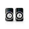 Nedis Gaming-luidsprekers - 2.0 - RGB - Over USB gevoed - 3