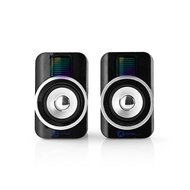 Nedis Gaming-luidsprekers - 2.0 - RGB - Over USB gevoed - 3