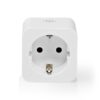Nedis SmartLife Slimme Stekker | Zigbee 3.0 | Energiemeter | 3680 W | Hybrid (CEE 7/7) | Android / IOS Smart home accessoire | Nedis