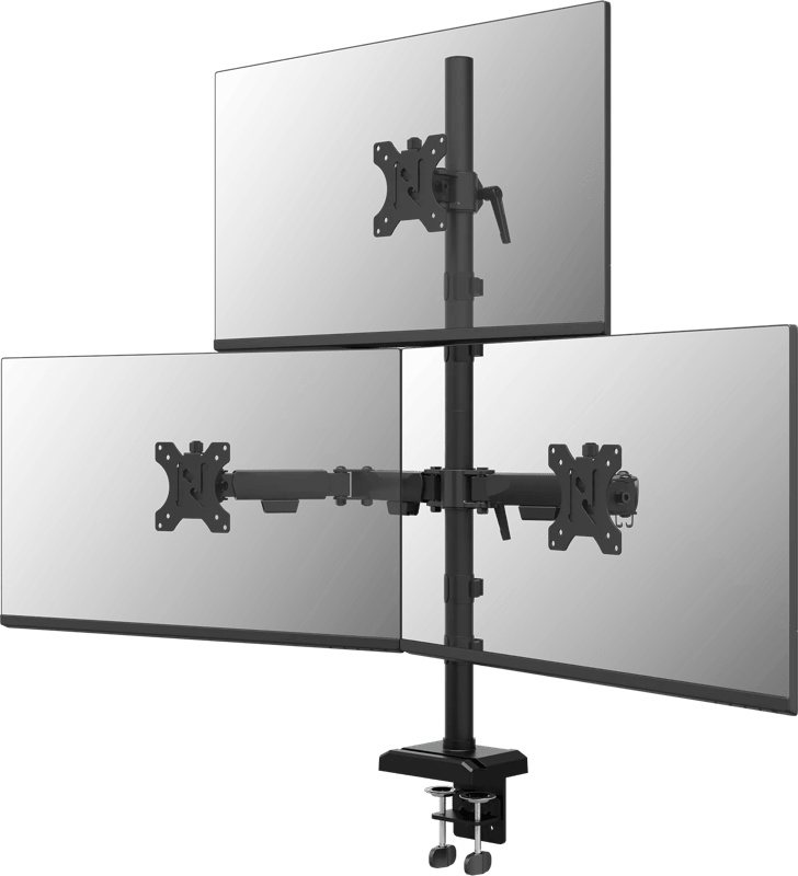 Neomounts NERO DS60-600BL2-1 Monitorarm Zwart