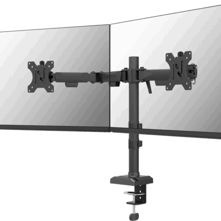 Neomounts NERO DS60-600BL2 Monitorarm Zwart