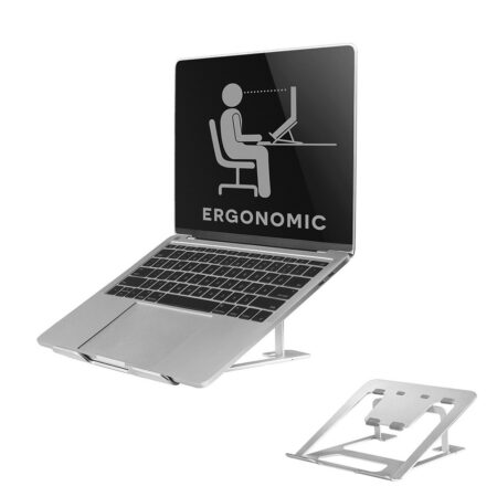 Neomounts NSLS085 Laptopstandaard Zilver | Neomounts