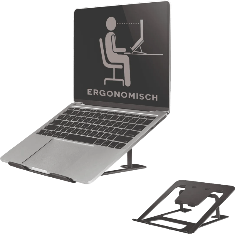 Neomounts NSLS085BLACK Opvouwbare Laptopstandaard Zwart