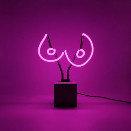 Neon Sign - Boobs (Op Betonnen Basis) | Fiftiesstore