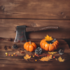 Nep Bijl met Bloed 40 x 7 cm - Halloween Accessoire | Out of the Blue