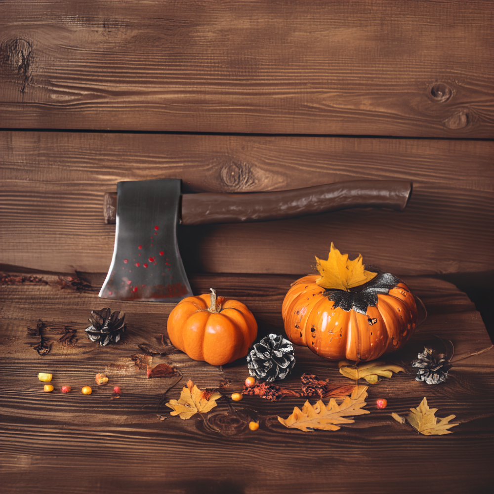 Nep Bijl met Bloed 40 x 7 cm - Halloween Accessoire | Out of the Blue