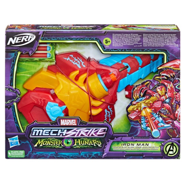 Nerf Marvel Mech Strike Monster Hunters Iron Man | Nerf