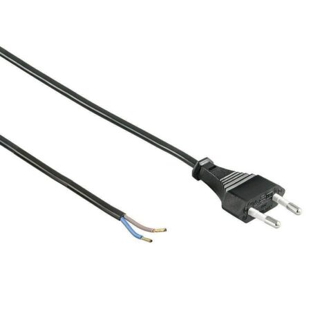 Netsnoer - Europlug (Type F Schuko) - 5 meter - 0.75 mm² - 220-240 Volt - Zwart - Voor binnen | HOFTRONIC