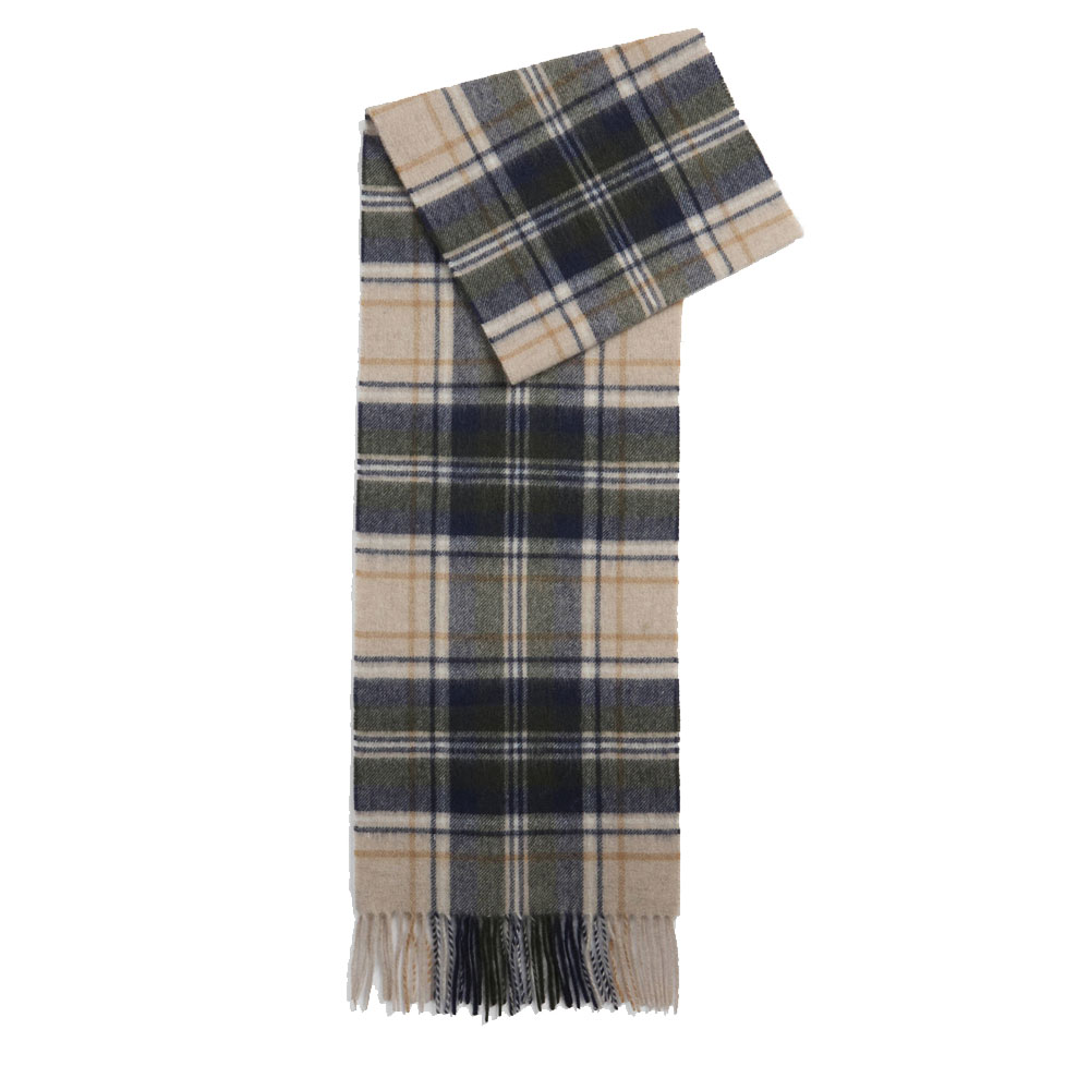 New Check Tartan Sand Beige Plaid | Barbour