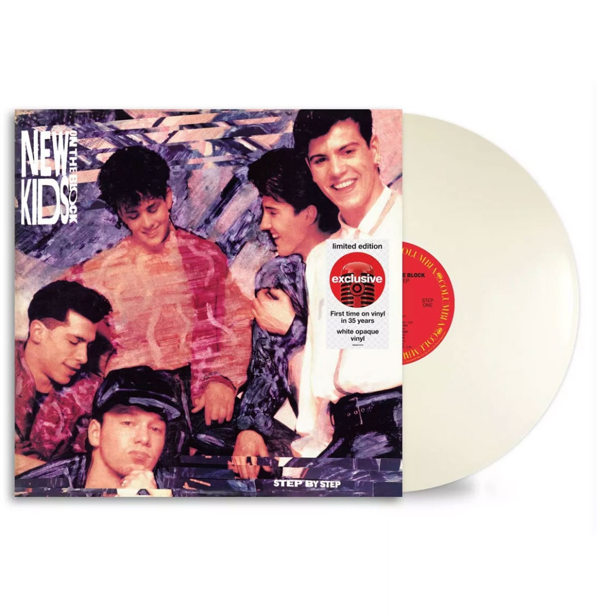 New Kids On The Block - Step By Step (Wit Vinyl) (Target Exclusief) (LP) | Fiftiesstore