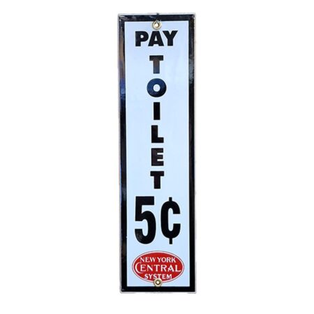 New York Central System Toilet Emaille Bord - 30