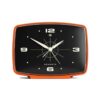 Newgate Brooklyn Klok met Wekker - Oranje | Fiftiesstore