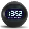 Newgate Centre Of The Earth LCD Alarm Klok - Zwart | Fiftiesstore