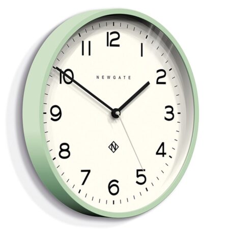 Newgate Echo Number Three Wandklok - Neo Mint | Fiftiesstore