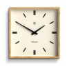 Newgate Fiji Wandklok in Bamboe - Bold Lines | Fiftiesstore