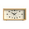 Newgate Lemur Klok met Wekker (453 Wijzerplaat) - Bamboe | Fiftiesstore