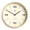 Newgate Mauritius Wandklok in Bamboe - Lines | Fiftiesstore