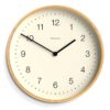 Newgate Mauritius Wandklok in Bamboe - Numbers | Fiftiesstore