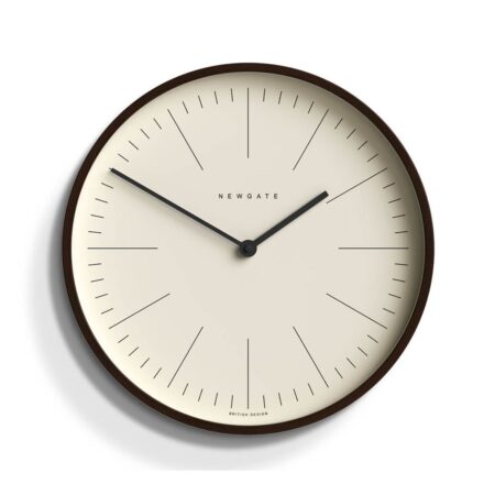 Newgate Mr Clarke Marker Wandklok in Donker Hout | Fiftiesstore