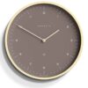 Newgate Mr Clarke Wandklok in Licht Multiplex - Burnt Sienna | Fiftiesstore