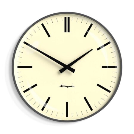 Newgate Radio City Bowery Dial Wandklok in Grijs | Fiftiesstore