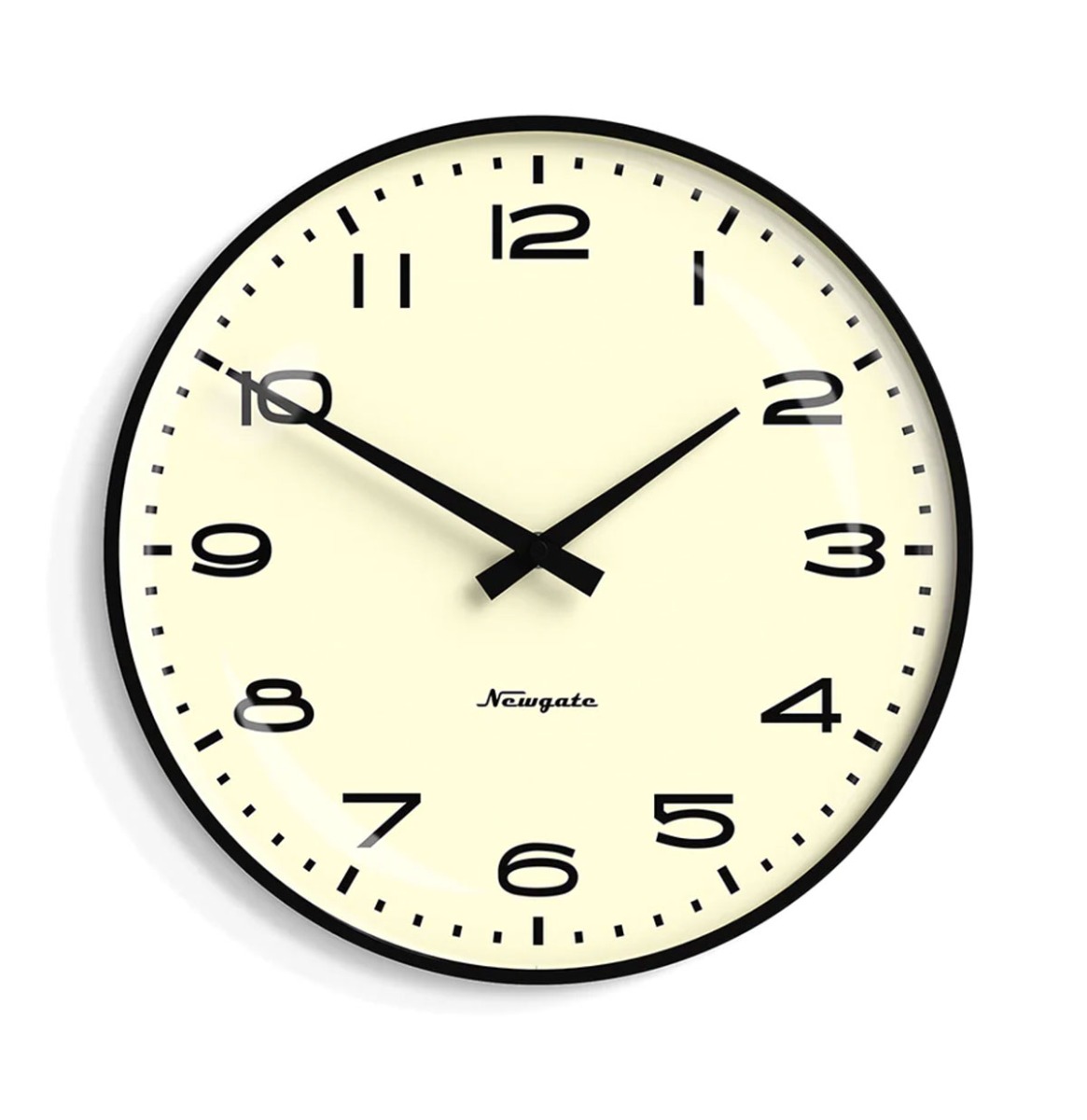 Newgate Radio City Wandklok in Zwart | Fiftiesstore