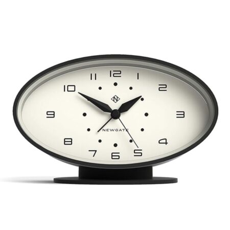 Newgate Ronnie Wekker Klok - Zwart | Fiftiesstore