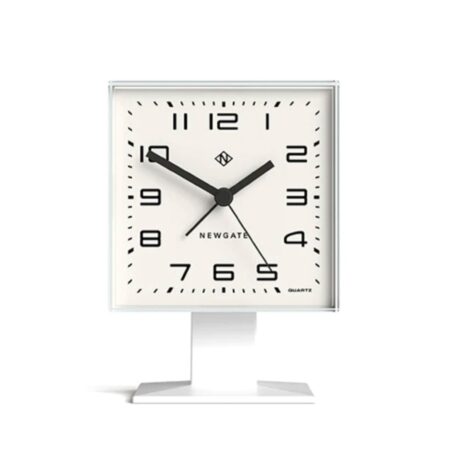 Newgate Victor Klok met Wekker- Wit | Fiftiesstore