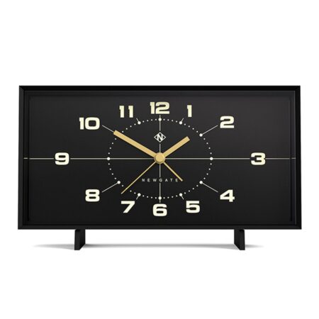 Newgate Wideboy Alarm Klok - Zwart | Fiftiesstore