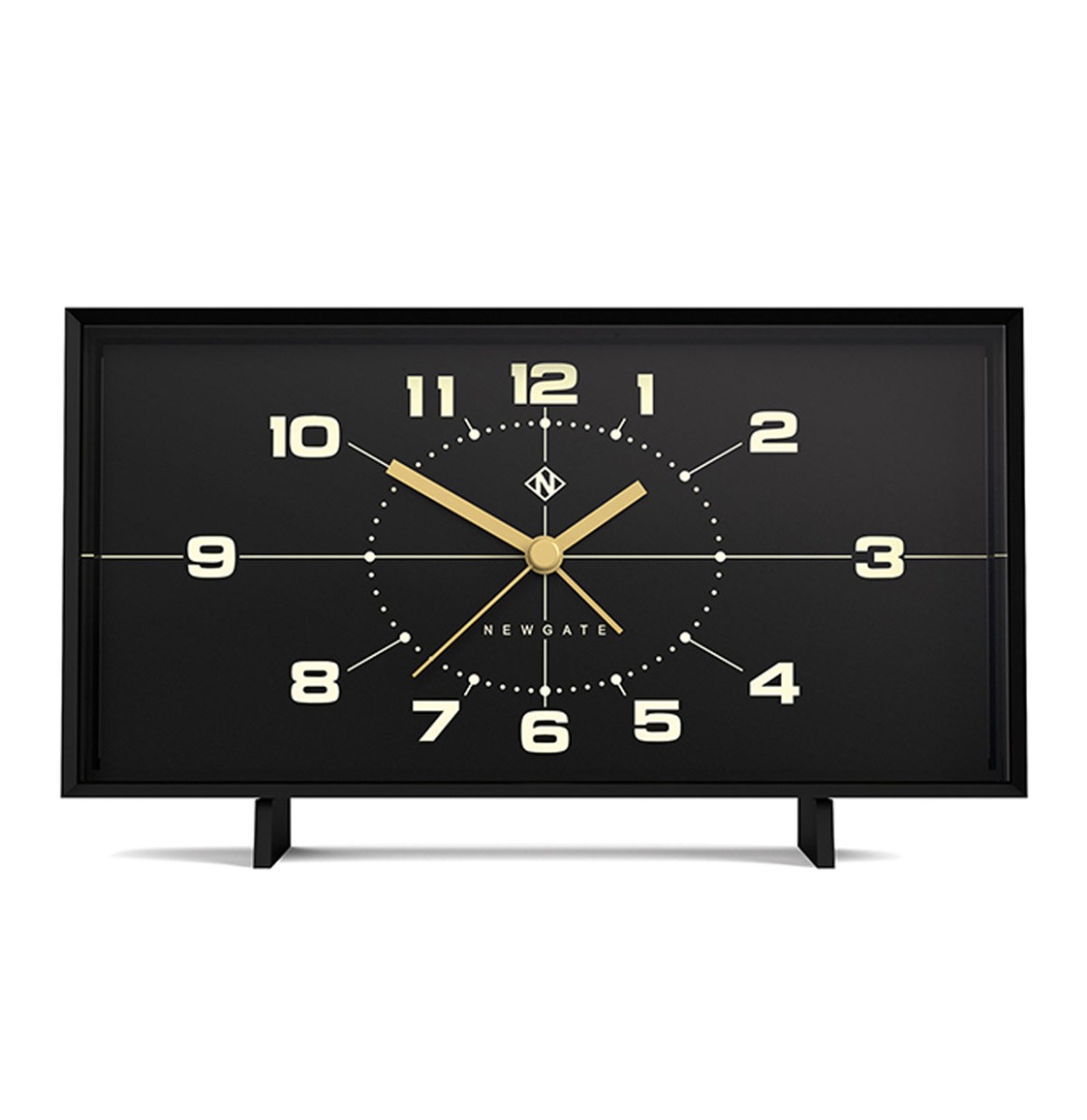 Newgate Wideboy Alarm Klok - Zwart | Fiftiesstore