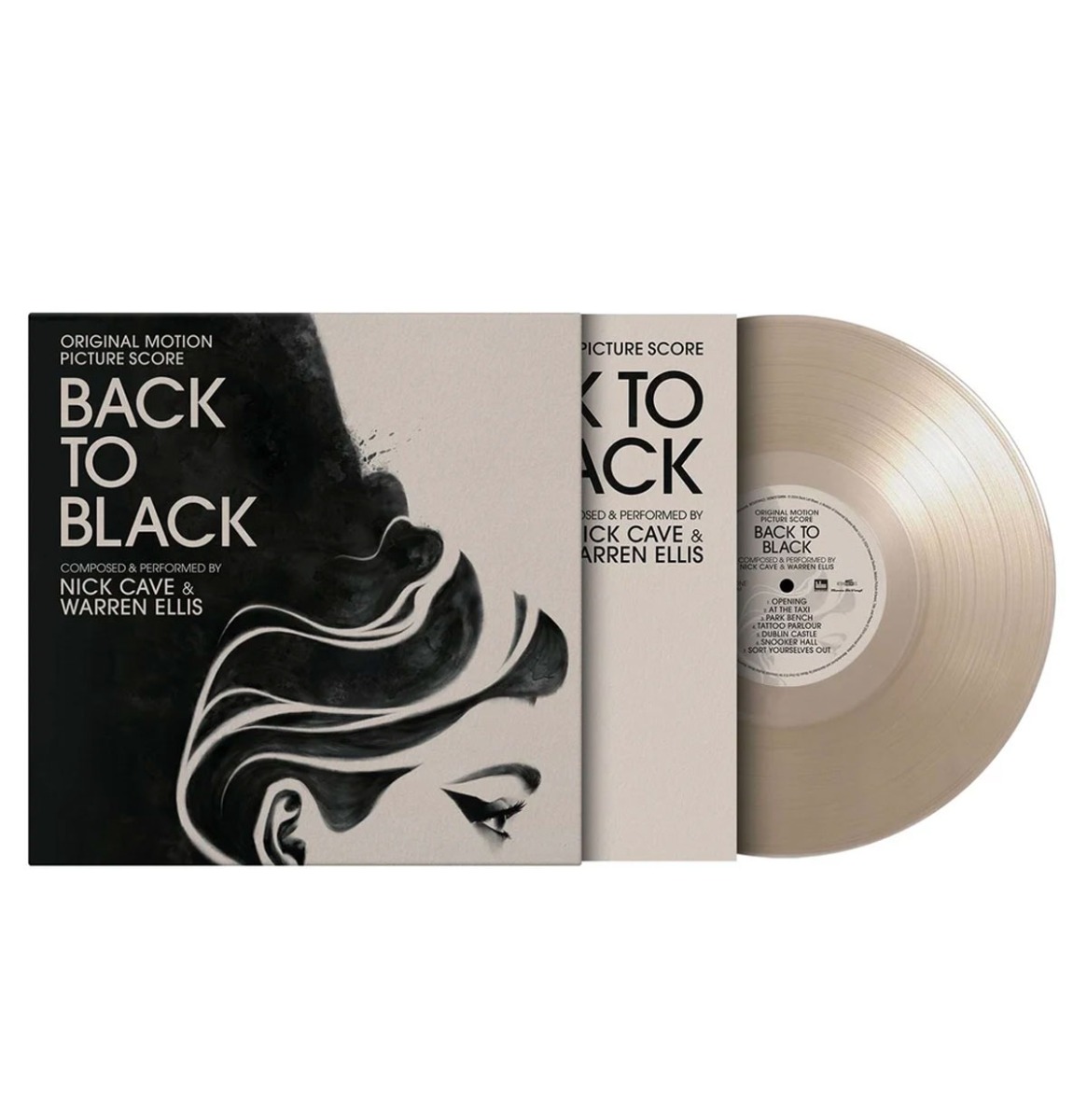 Nick Cave & Warren Ellis - Back To Black - Original Motion Picture Score (Clear Vinyl) (LP) | Fiftiesstore
