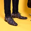 Nightfall Roses Lureaux - Handgemaakte Nette Schoenen Voor Heren | Lureaux