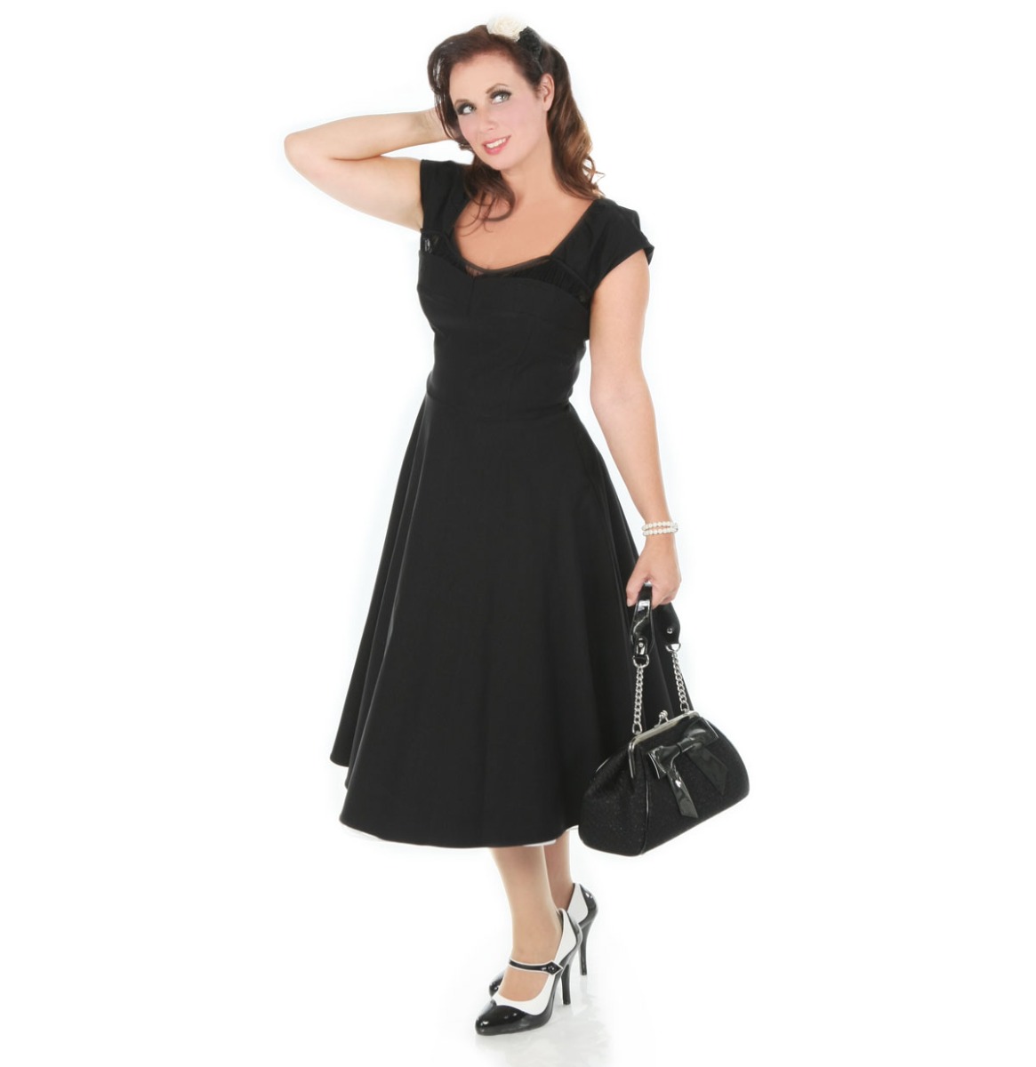 Nightlife Swing Dress Black-XXXXL | 37% korting | Stop Staring
