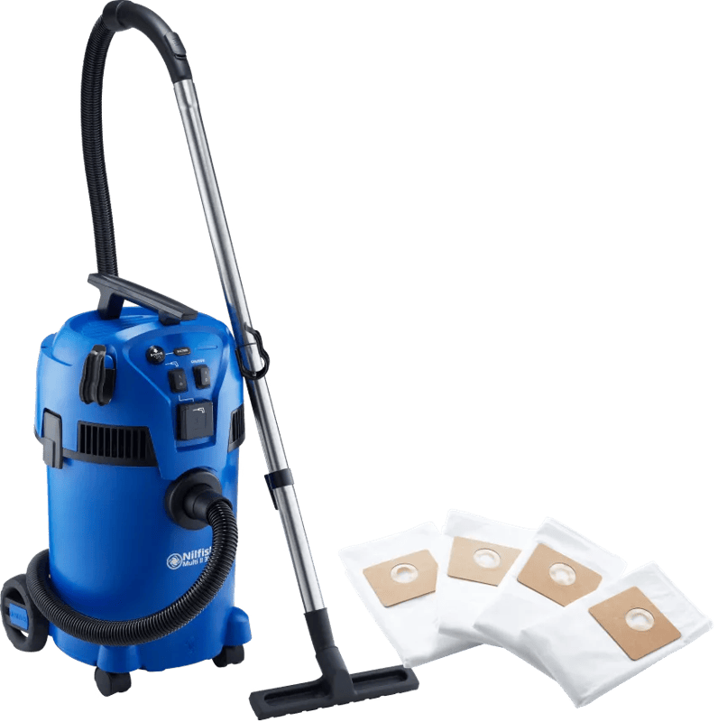 Nilfisk Multi II 30 T + Nilfisk Stofzak voor Multi II (4x)