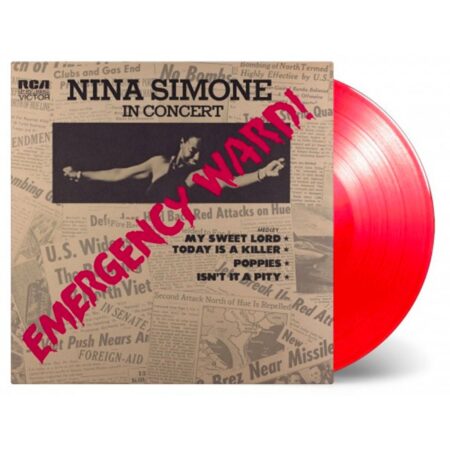 Nina Simone - Emergency Ward Live Transparant Red Vinyl | Bennies Fifties