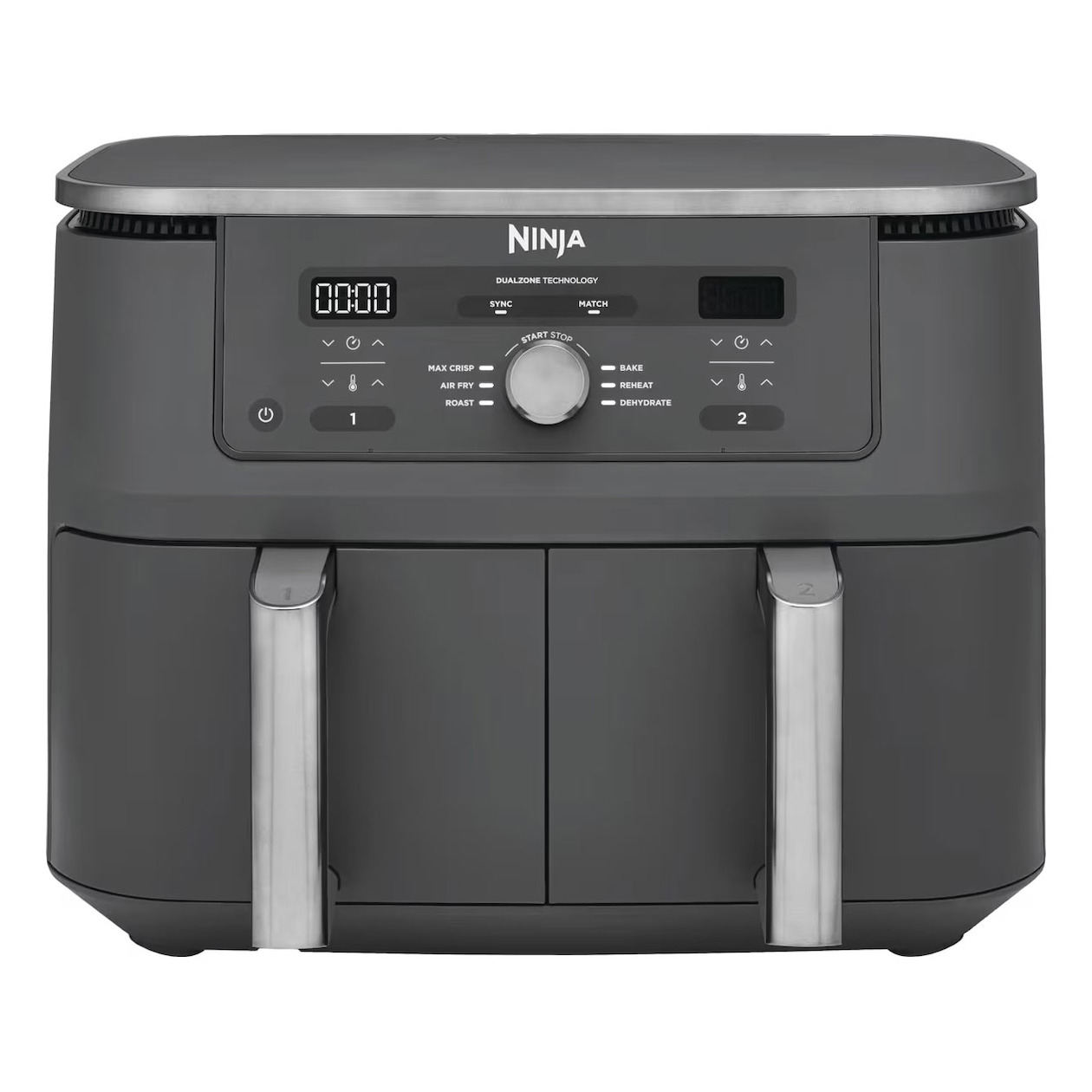 Ninja DZ400EU Dual Zone Airfryer Grijs | Ninja