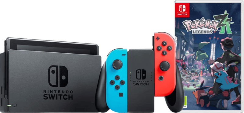 Nintendo Switch Rood/Blauw + Pokémon Legends: Z-A