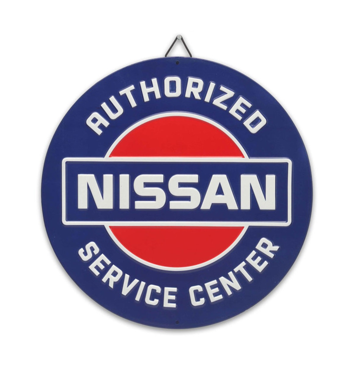 Nissan Authorized Service Center Metalen Bord - Ø31cm | Fiftiesstore
