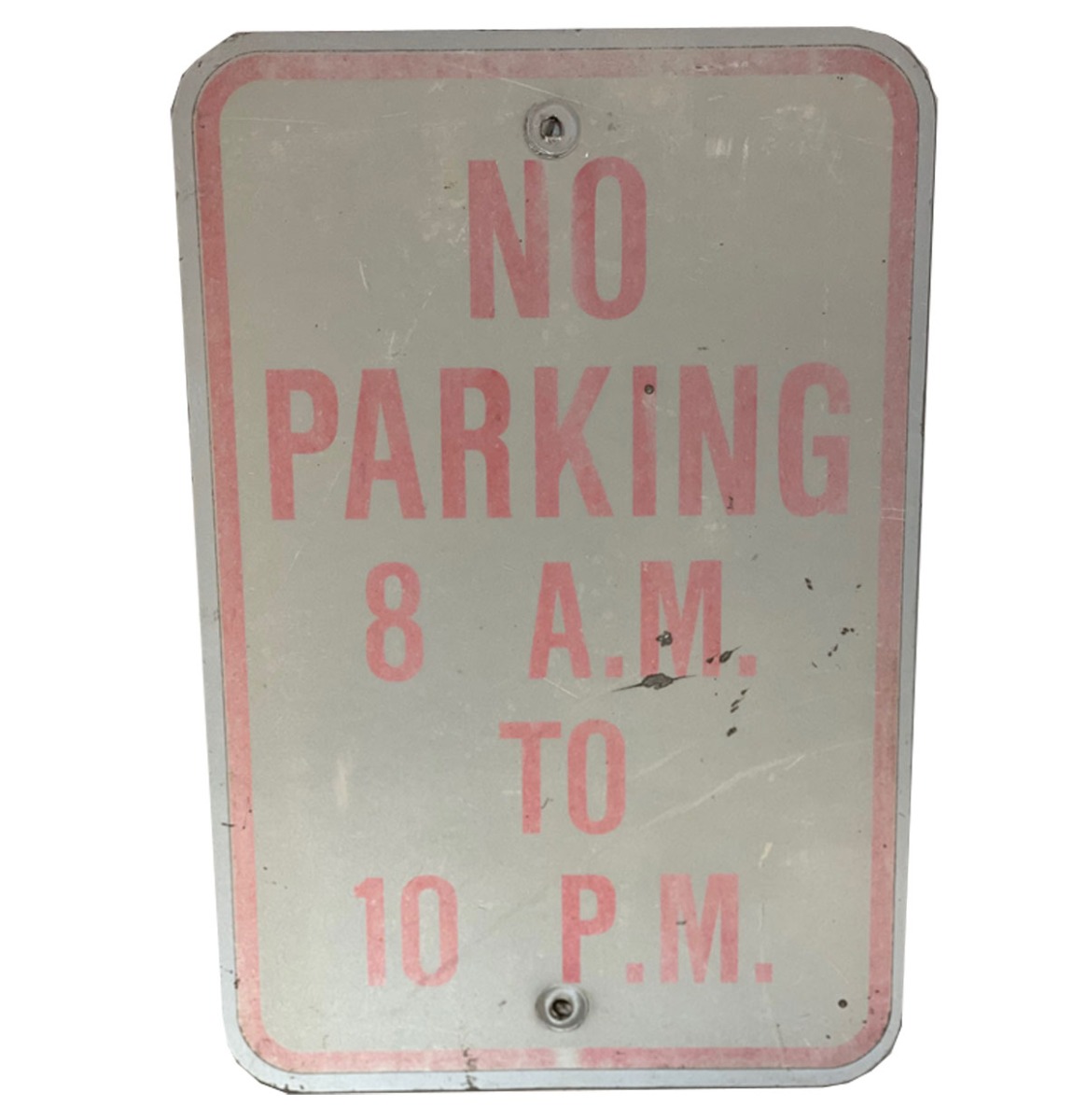 No Parking 8AM To 10PM Straatbord - Origineel | The Dutch Pickers