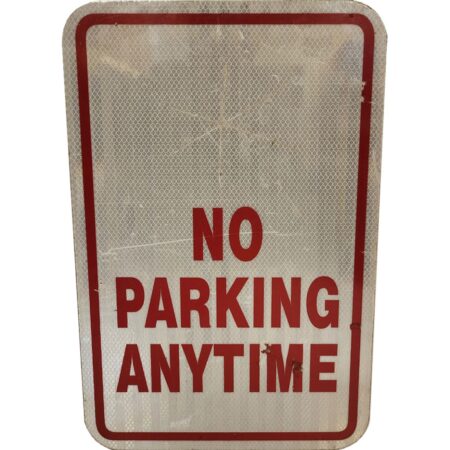 No Parking Anytime Metalen Straatbord - Origineel - 46 x 32 cm | The Dutch Pickers
