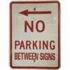No Parking Between Signs Metalen Straatbord - Origineel - 61 x 46 cm | The Dutch Pickers