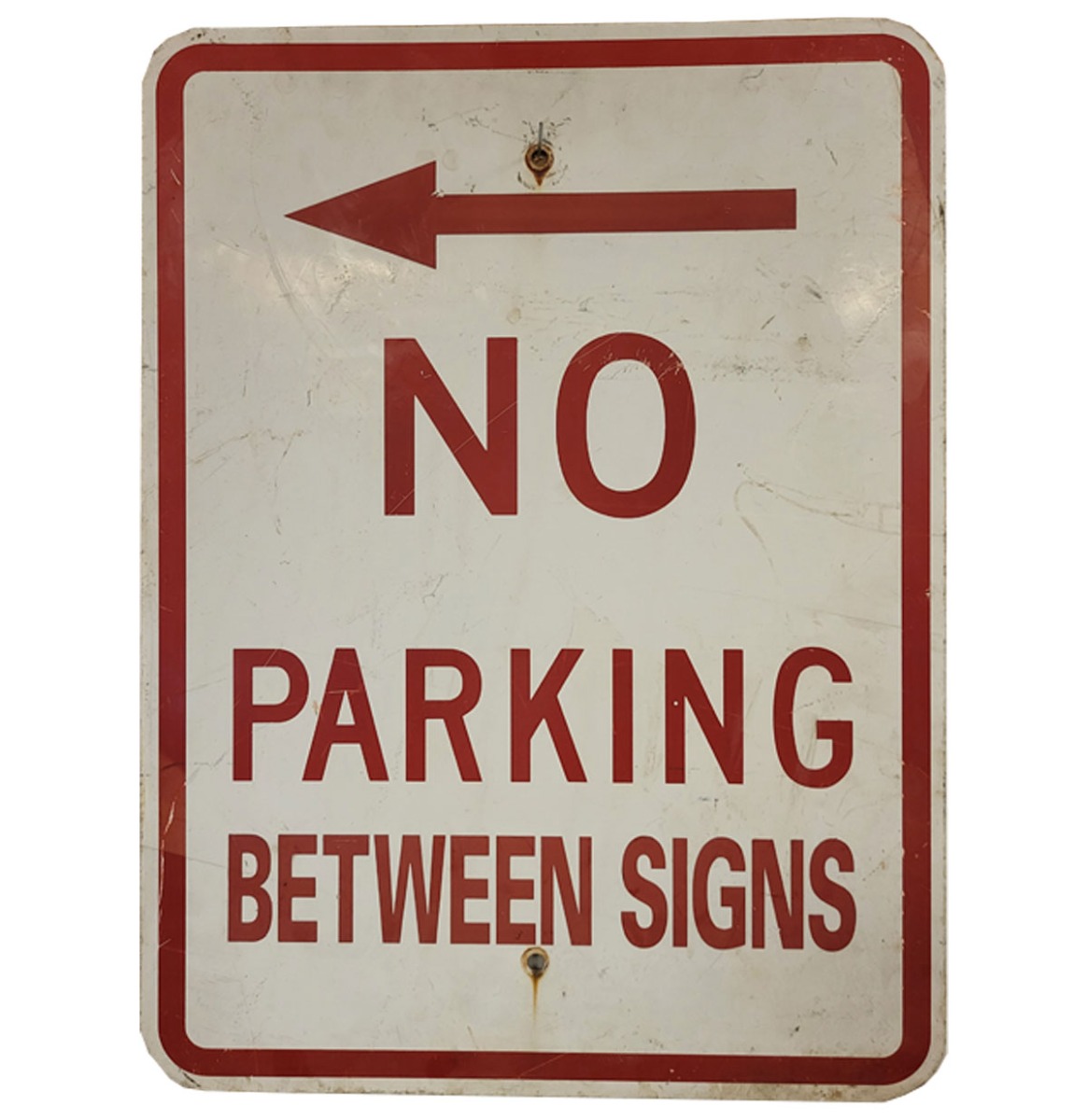 No Parking Between Signs Metalen Straatbord - Origineel - 61 x 46 cm | The Dutch Pickers