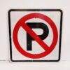 No Parking Verkeersbord - Origineel 46 x 46 cm | The Dutch Pickers