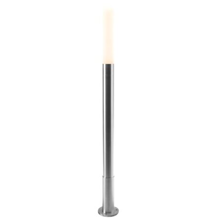Nodin LED Sokkellamp - 2.6 Watt - 200 Lumen - 12V - 3000K warm wit - Staande Buitenlamp - Padverlichting - IP44 Waterdicht - RVS | Lightpro
