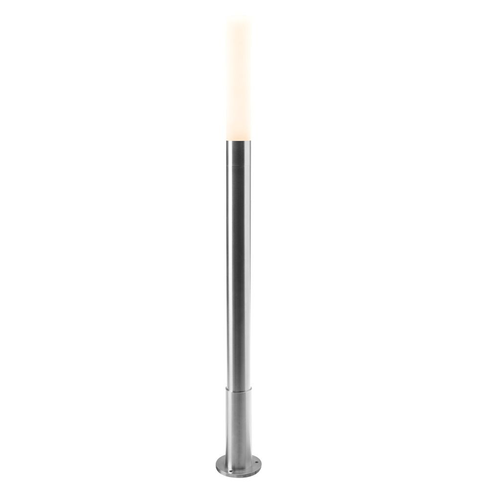 Nodin LED Sokkellamp - 2.6 Watt - 200 Lumen - 12V - 3000K warm wit - Staande Buitenlamp - Padverlichting - IP44 Waterdicht - RVS | Lightpro