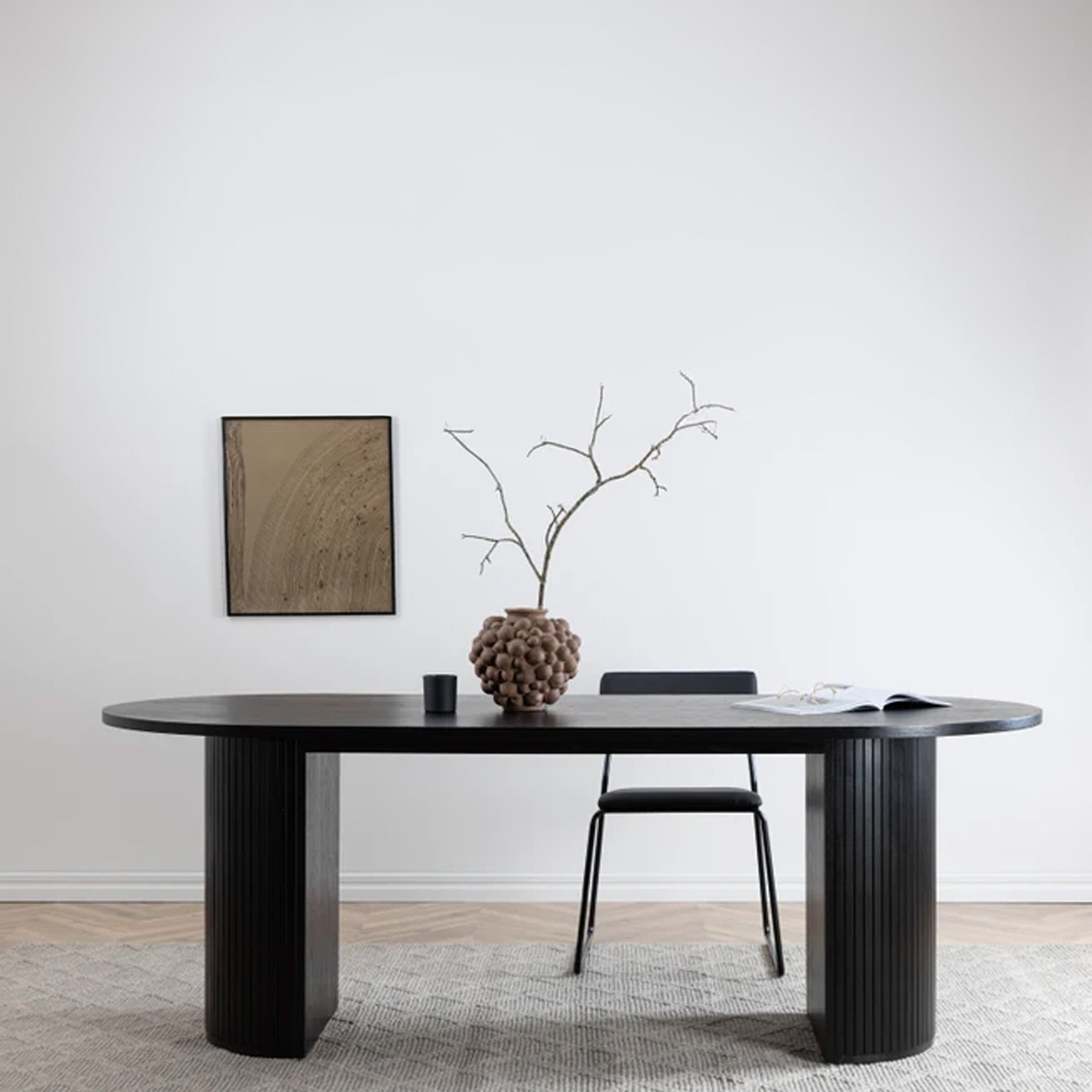 Nohr Deens Ovale Eettafel 'Fionna' 200 x 90cm