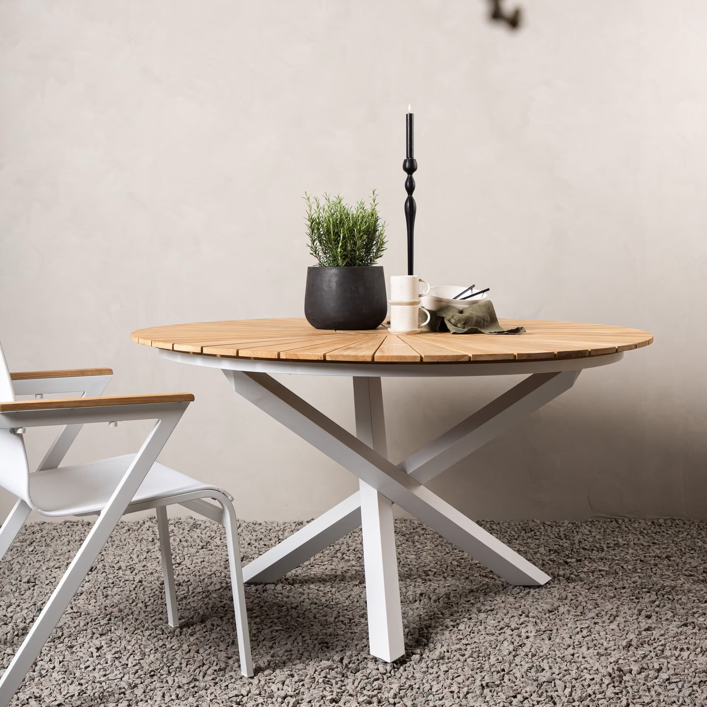 Nohr Ronde Tuintafel 'Constantina' Teakhout
