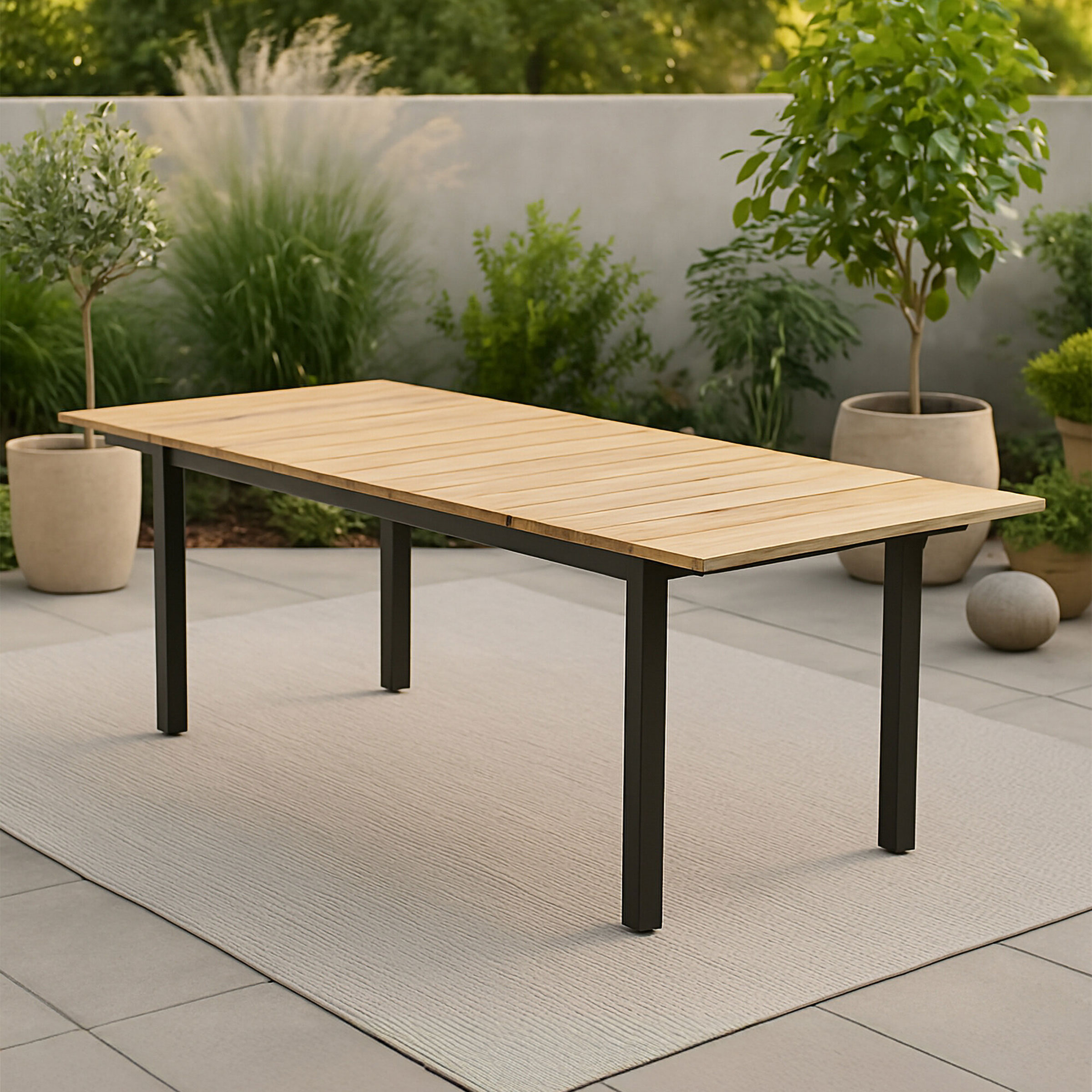 Nohr Uitschuifbare Tuintafel 'Constantina' Teakhout