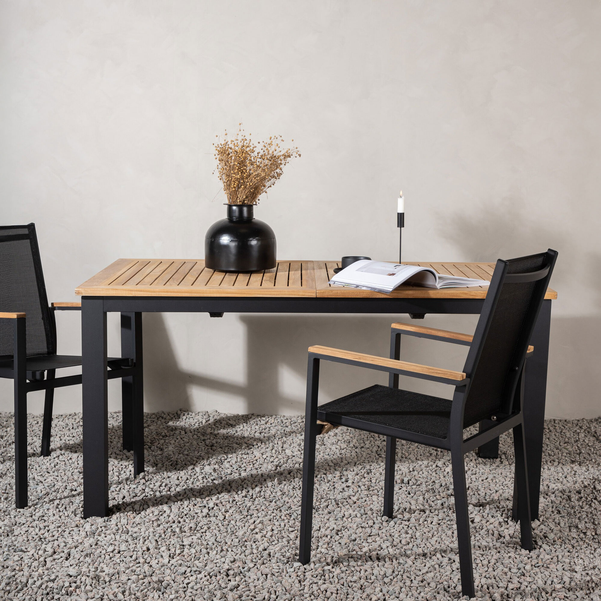 Nohr Uitschuifbare Tuintafel 'Taysha' Teakhout