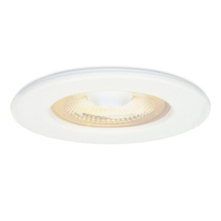 Nola LED inbouwspot - Lage inbouwdiepte (49mm) - 5 Watt 450 lumen - 2700K warm wit - Dimbaar - Rond - IP65 waterdicht voor binnen